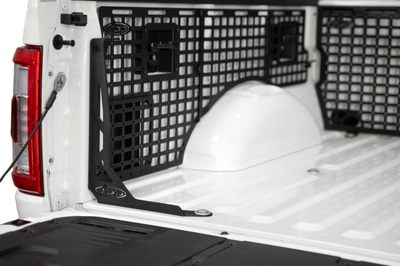 Ford F-150 Raptor Bed Side Molle Panel - Driver Center - Addictive Desert Designs - 66in Bed - Hammer Black - `21-`25